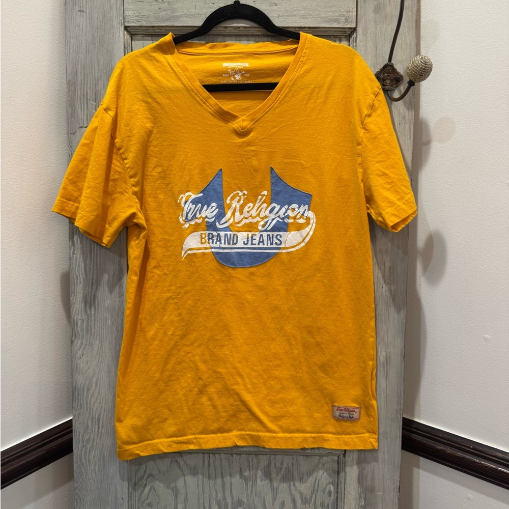 True Religion T-shirt with stitched logo xl